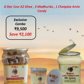 Ghee 6 ltr(Offer- Festival) - Free 3 Madhurika, 1 Chatpata Amla candy 600 gram